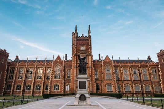 Front of Lanyon building at QUB